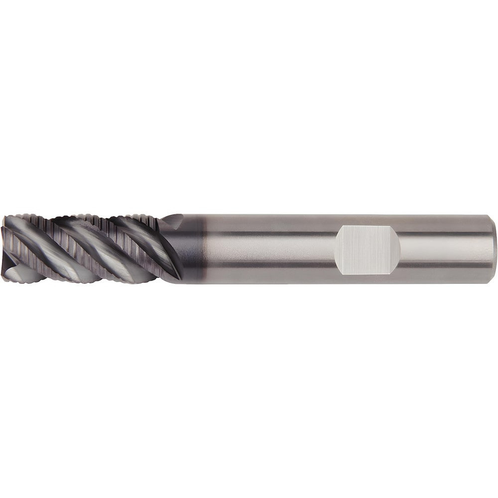 Widia 1657243 Corner Chamfer End Mill: 8 mm Dia, 16 mm LOC, 6 Flutes, 0.6 mm Chamfer Width, Solid Carbide