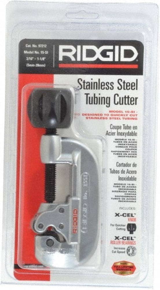 Ridgid 97212 Hand Tube Cutter: 3/16 to 1-1/8" Tube