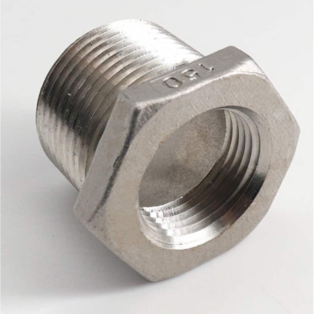 Guardian Worldwide 400B113N012014 Pipe Fitting: 1/2 x 1/4" Fitting, 304 Stainless Steel