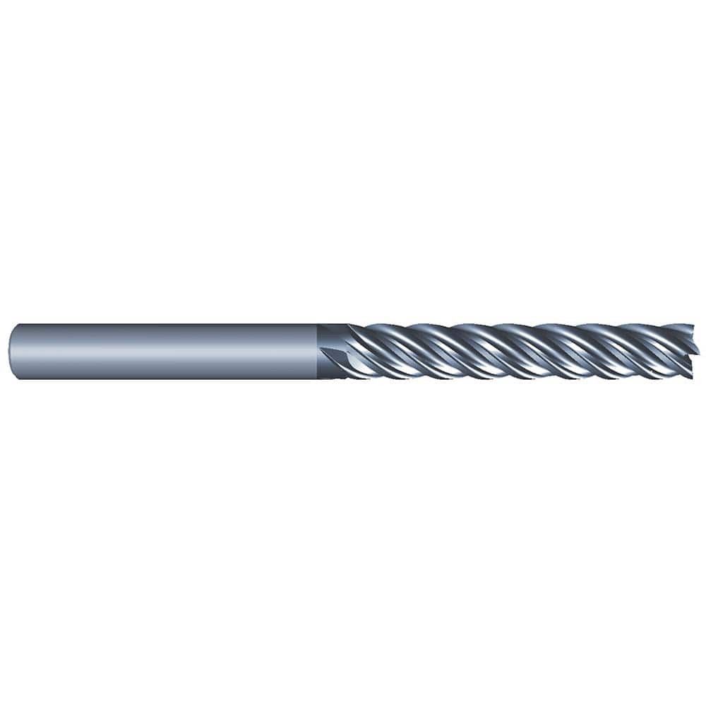 Eliminator 1120-2500-015 Corner Radius End Mill: 1/4" Dia, 1-1/2" LOC, 0.015" Radius, 5 Flutes, Solid Carbide