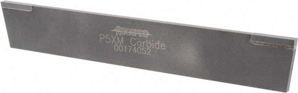 Accupro P-5X-M Cutoff Blade: Parallel, 1/8" Wide, 7/8" High, 6" Long
