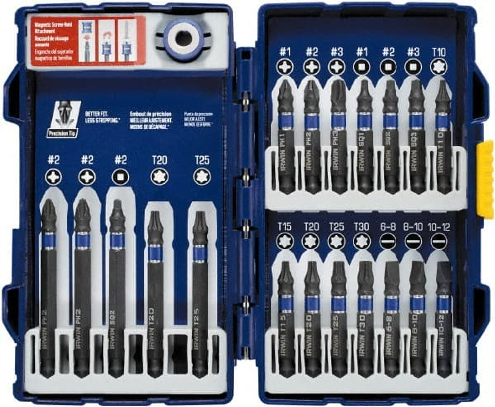 Irwin IWAF1320 20 Piece, Phillips, Square, Torx, Slotted Handle, Drive Set