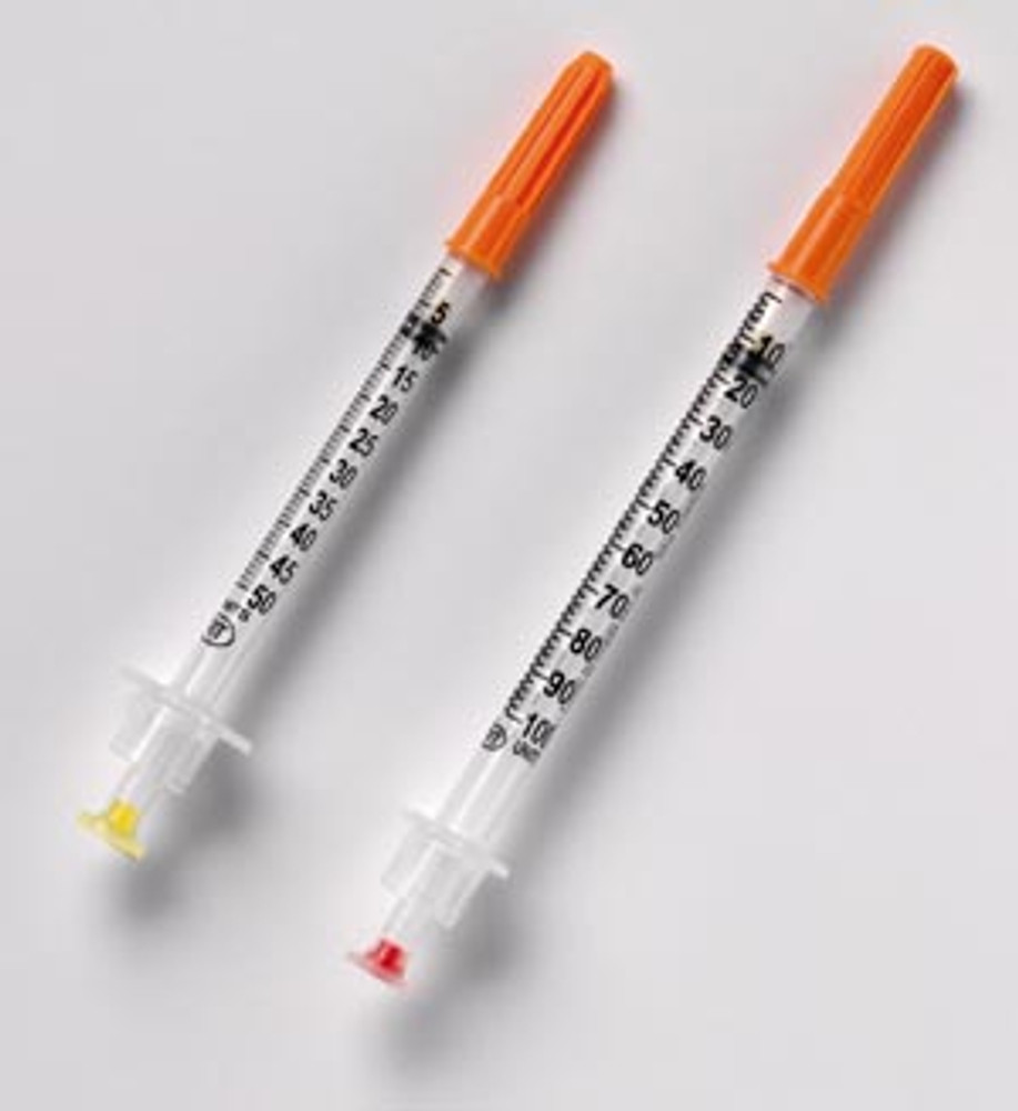 Retractable Technologies, Inc  15221 Safety Syringe, Insulin, 0.5ml, 30G x 1/2", U-100, 100/bx, 8 bx/cs