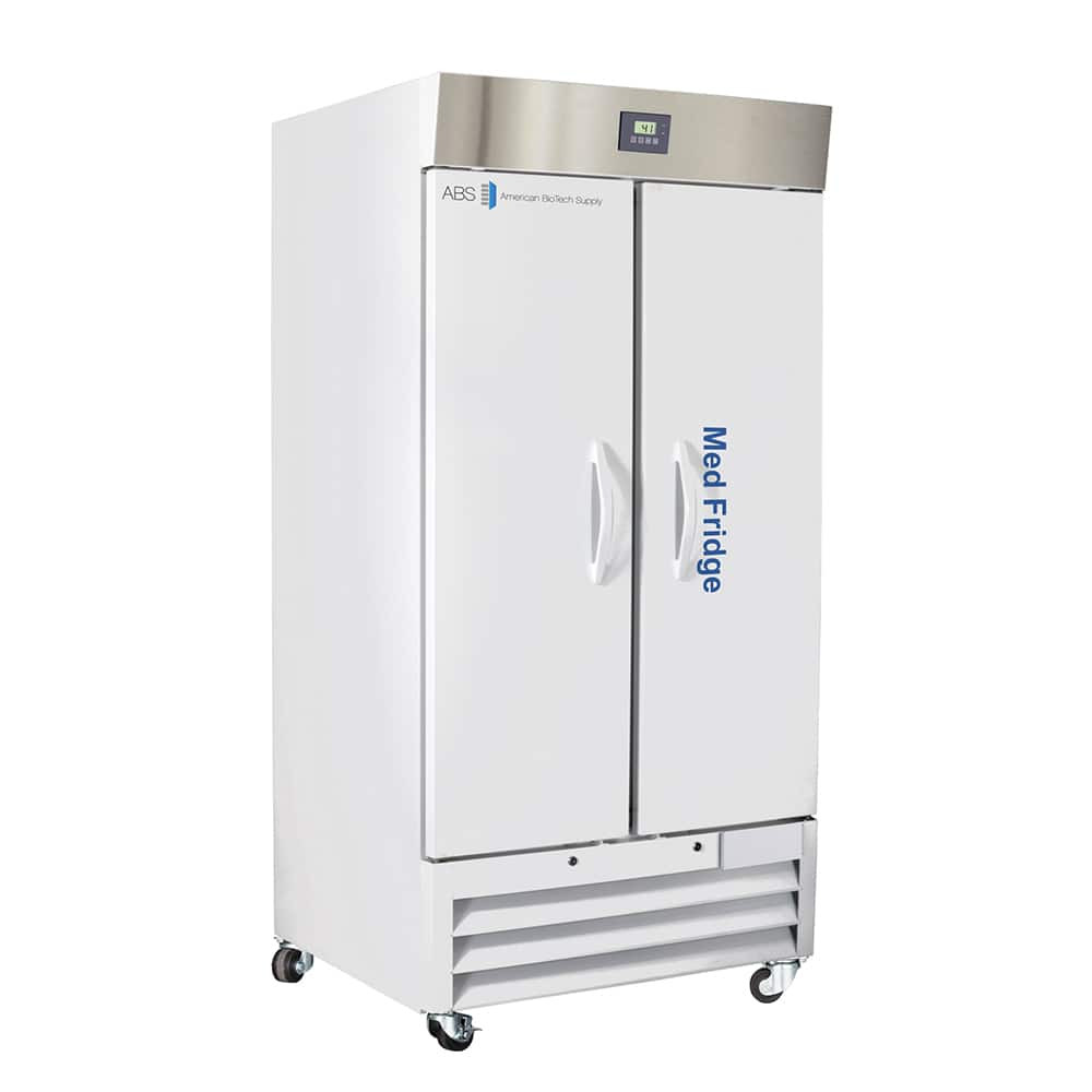 American BioTech Supply PH-ABT-HC-36S Laboratory Refrigerator: 36 cu ft Capacity, 2 to 8 ° C, 39-5/8" OAW, 34-3/4" OAD, 81-3/4" OAH