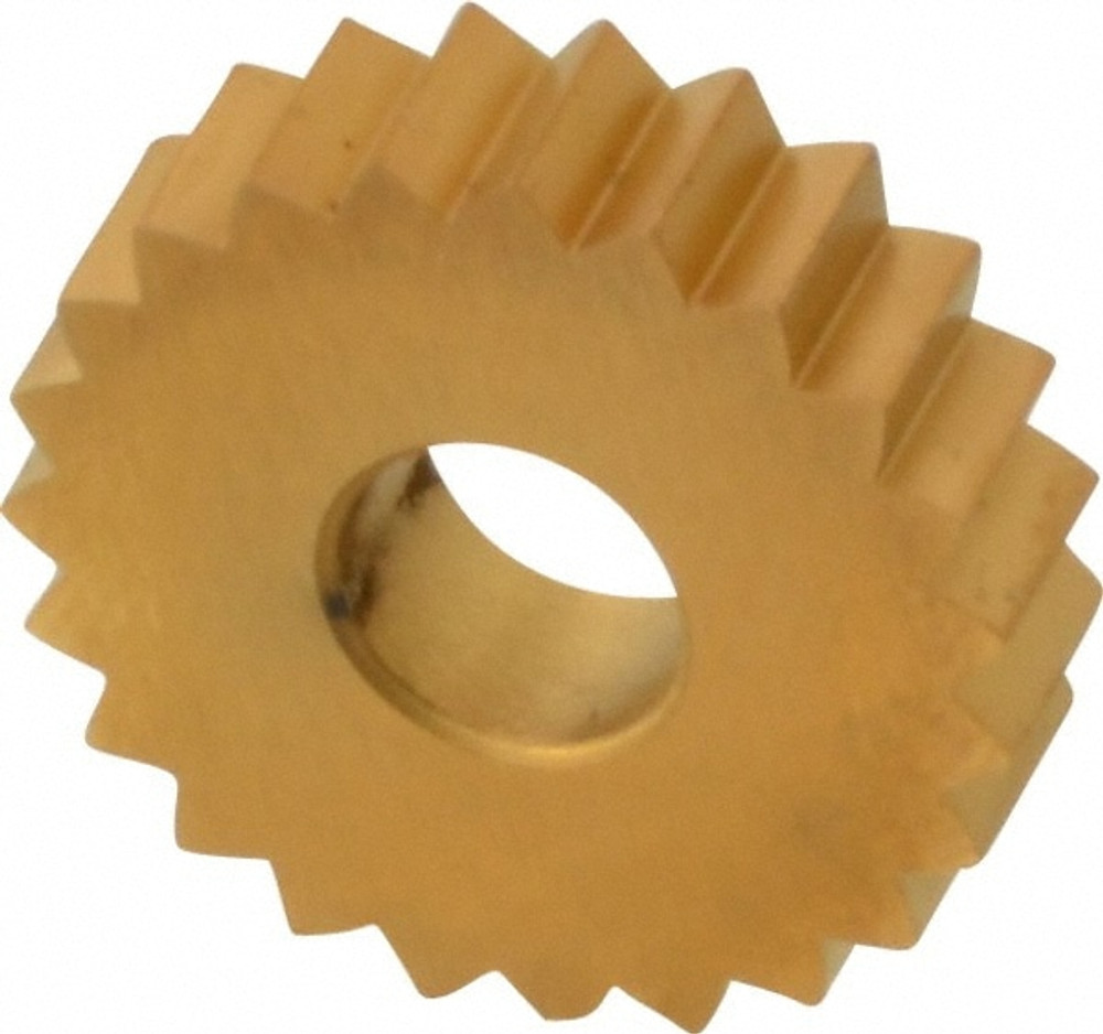 Dorian Tool 73310126502 Standard Knurl Wheel: 3/4" Dia, 90 ° Tooth Angle, 10 TPI, Straight, Cobalt