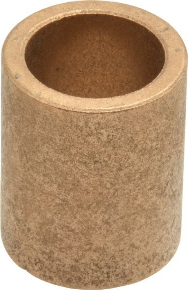 Boston Gear 34942 Sleeve Bearing: 3/4" ID, 1" OD, 1-1/4" OAL, Oil Impregnated Bronze