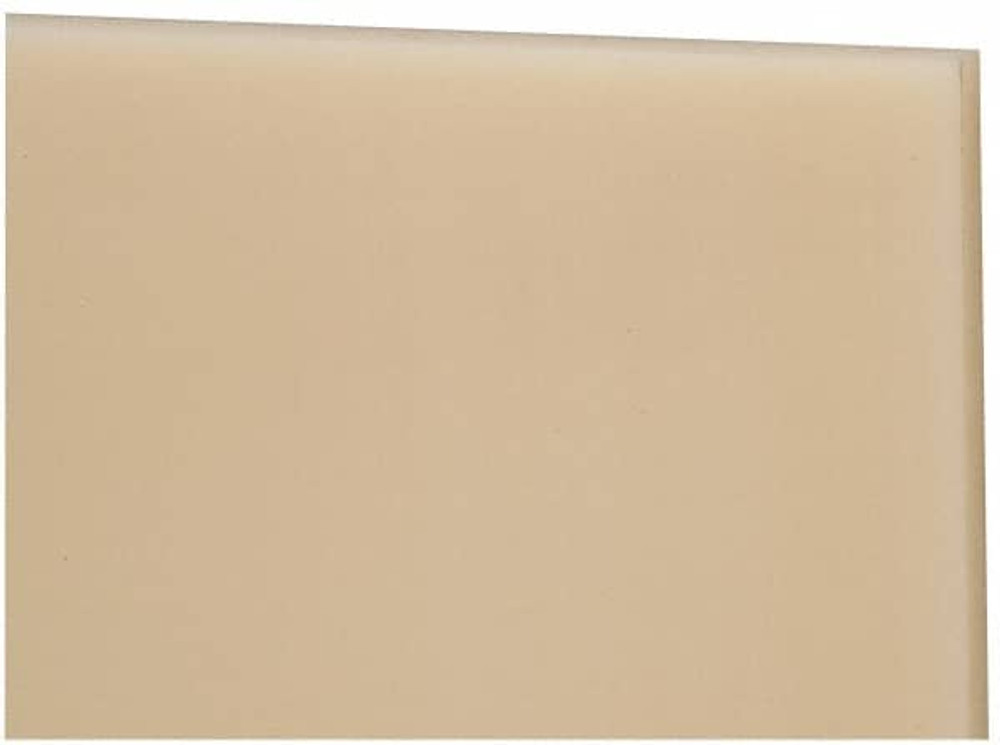 MSC 5507052 Plastic Sheet: Nylon 6/6, 3/8" Thick, 24" Long, Natural Color