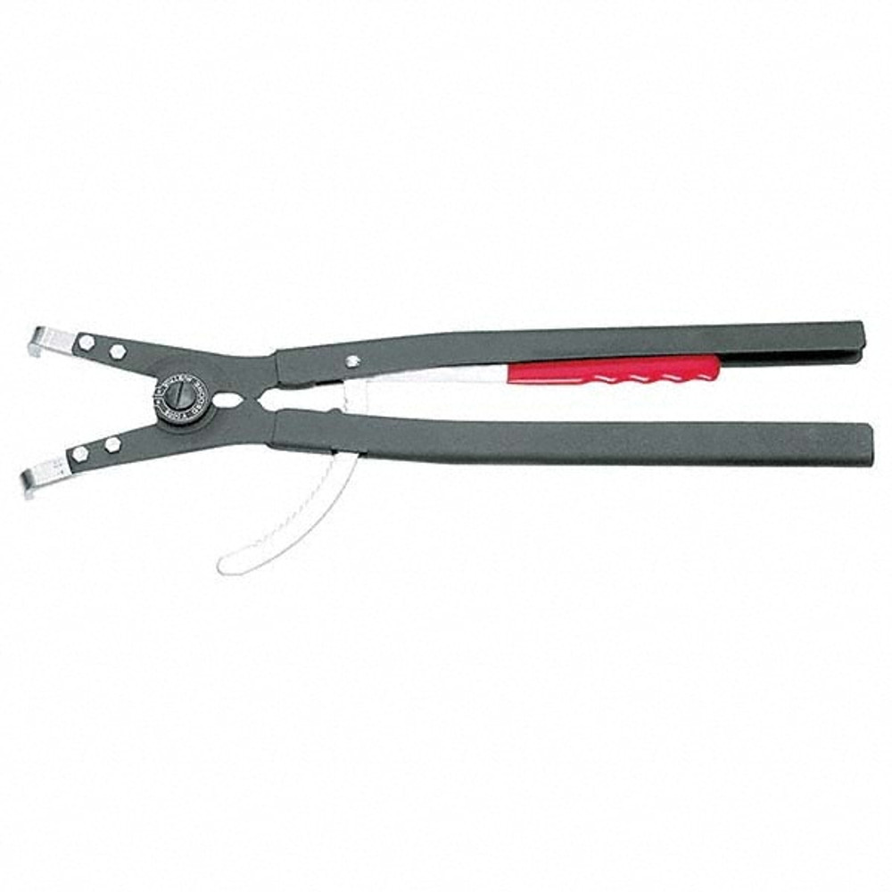 Gedore 6718430 Retaining Ring Pliers; Tool Type: External Ring Pliers ; Type: External ; Ring Diameter Range (Inch): 9-15/16 to 15-13/16 ; Overall Length (mm): 585.00 ; Handle Material: Metal ; Features: Interchangeable Tips