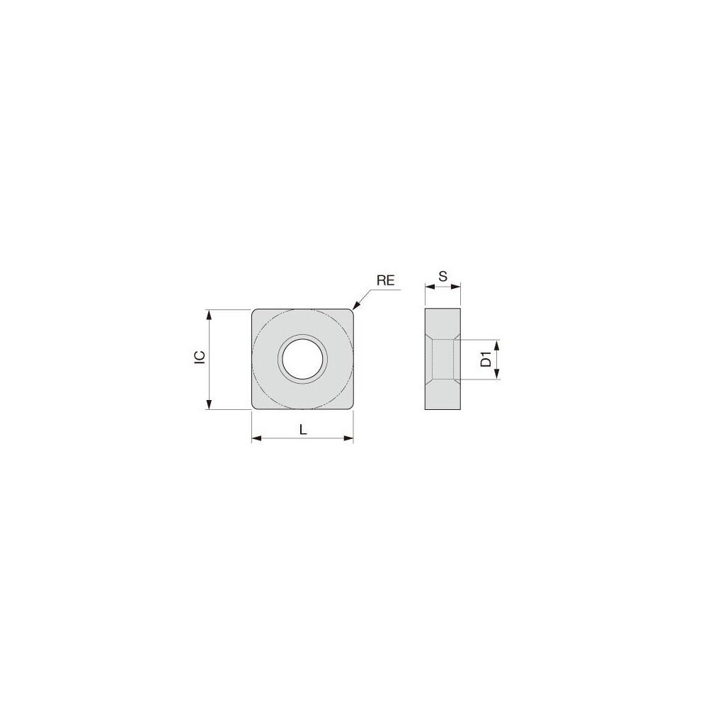 Tungaloy 6747816 Turning Insert: SNMG644 T515, Solid Carbide