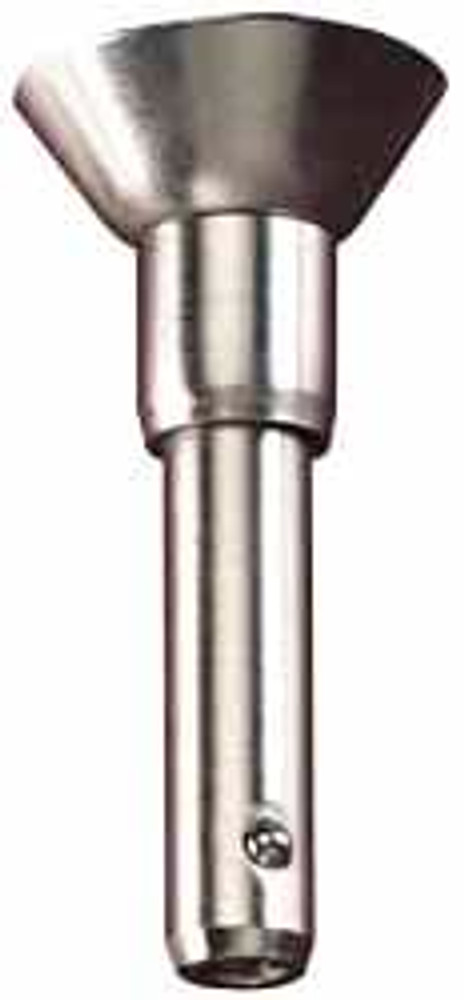 Jergens 803006 Push-Button Quick-Release Pin: Button Handle, 3/16" Pin Dia, 2" Usable Length