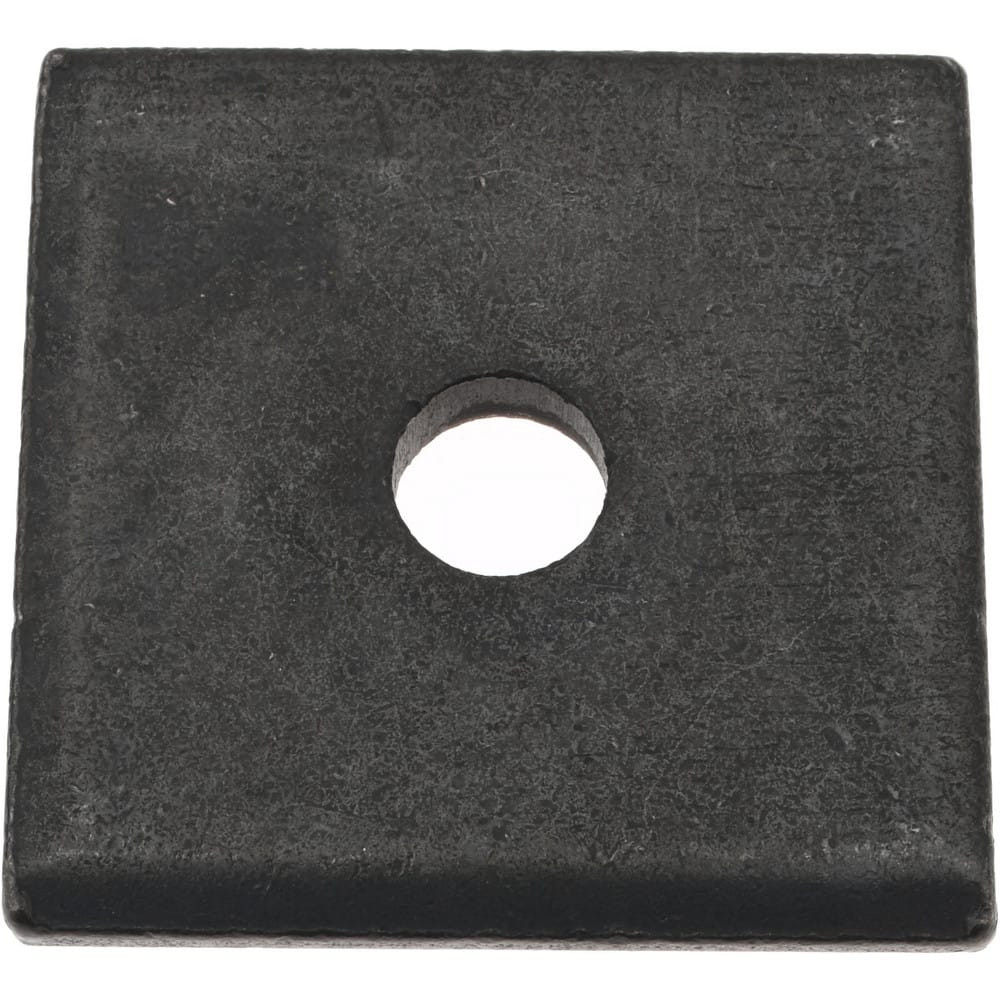 Gibraltar Z8952H 3/8" Bolt, 2" Square, Black Oxide Finish, Case Hardened Steel Square Flat Washer