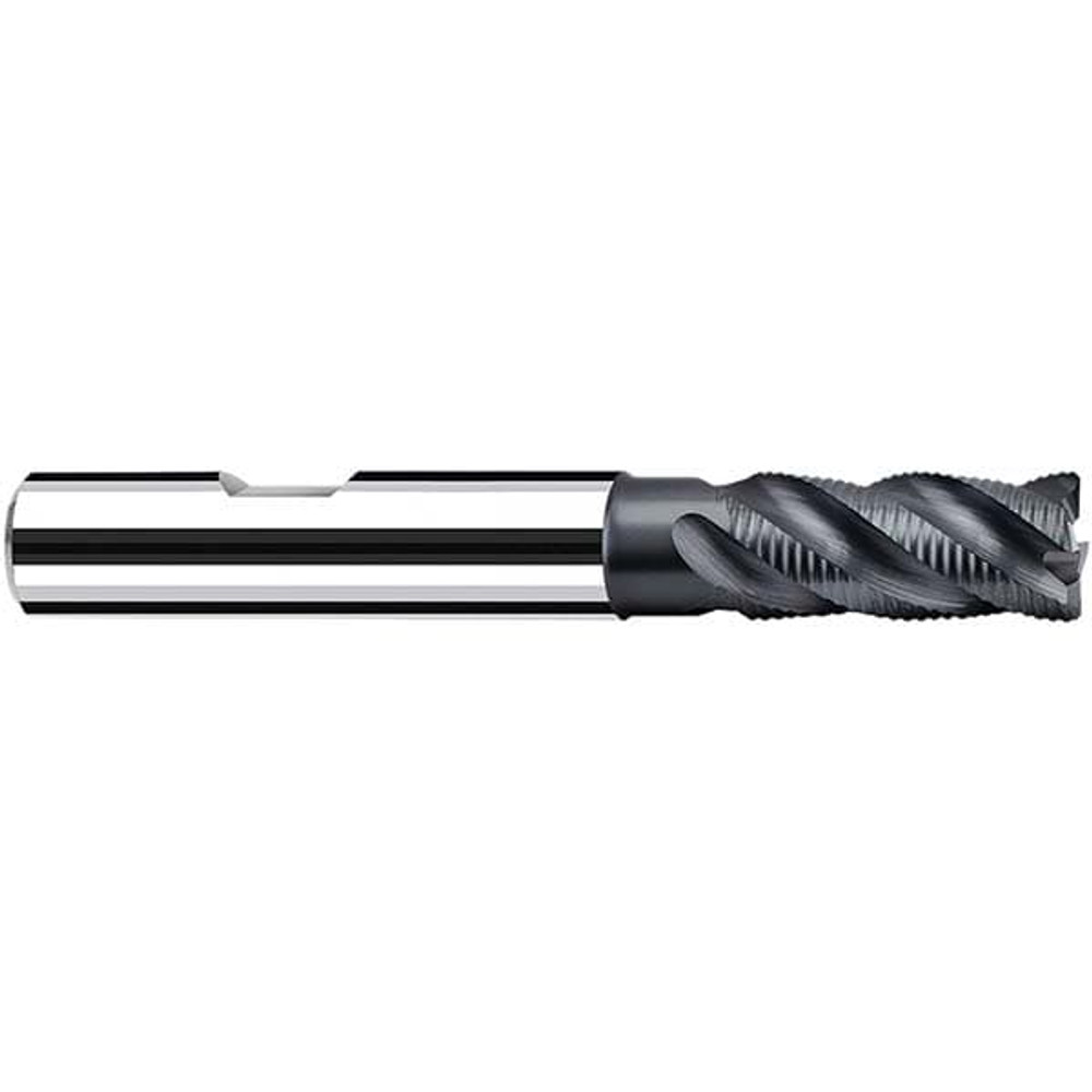 Fraisa P15236450 Square End Mill: 10.00 mm Dia, 22.00 mm LOC, 4 Flute, Solid Carbide