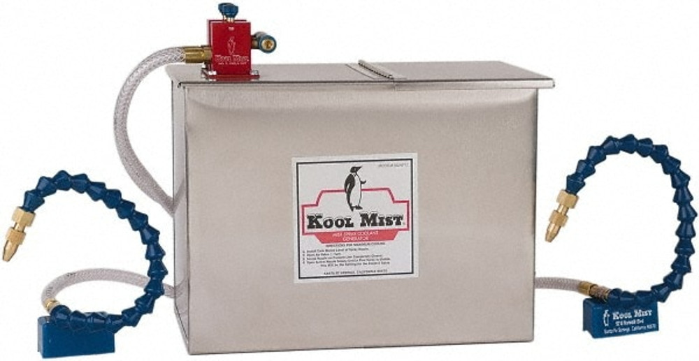 Kool Mist 354NF18 Tank Mist Coolant System: 4.9 gal Stainless Steel Tank, 4 Outlet