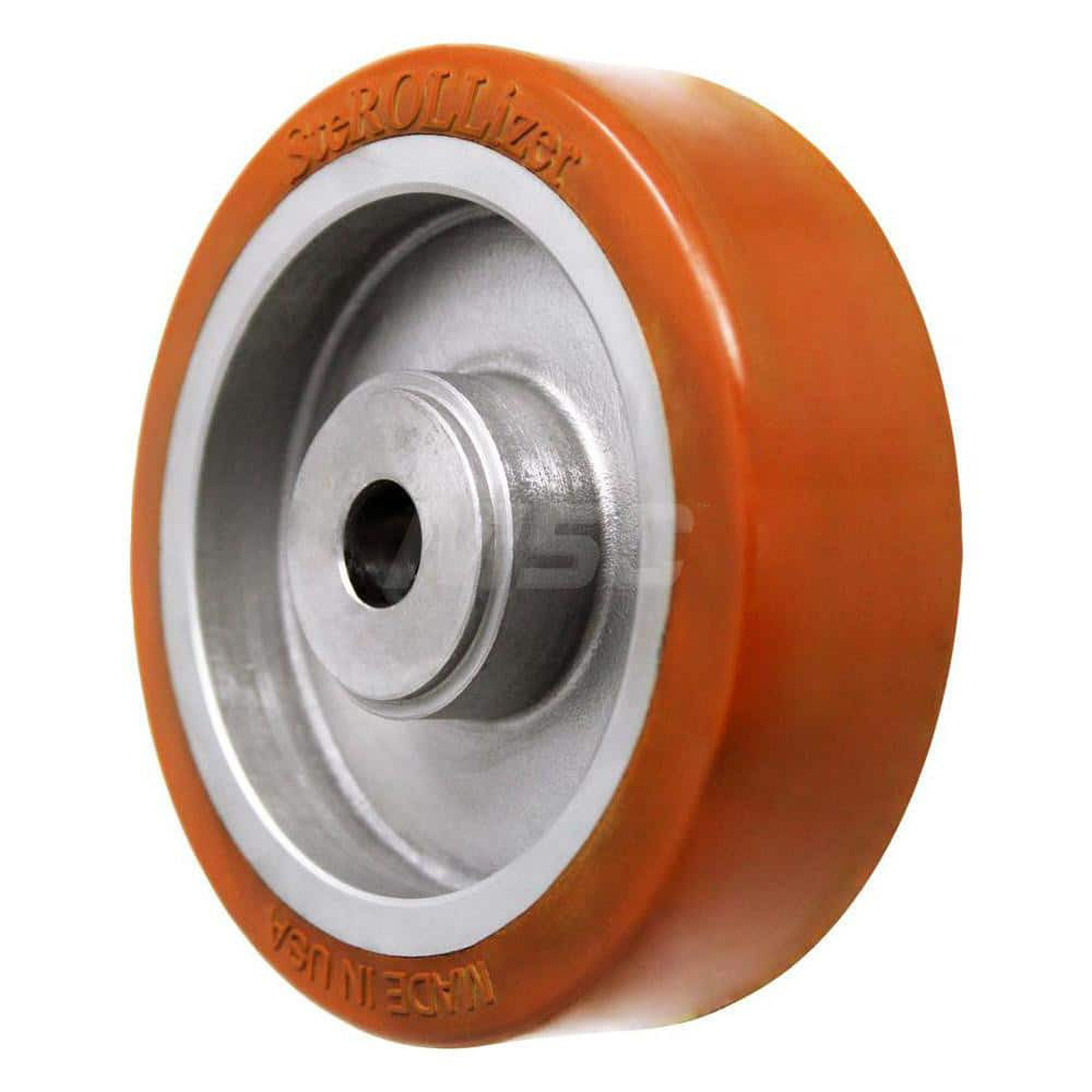 Durable Superior SL40GC83 Rubber Caster Wheel: Rubber, 4" Dia, 1.25" Wide