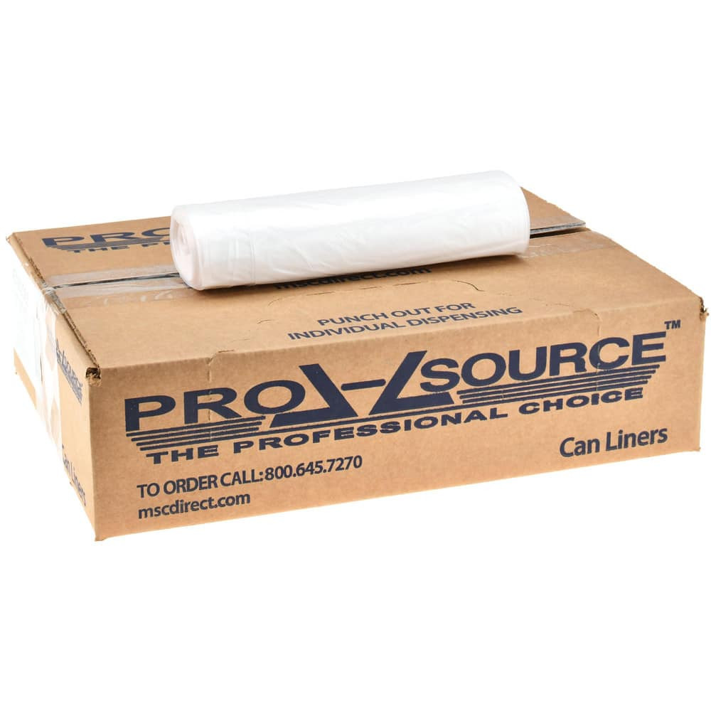 PRO-SOURCE PSRST3339125C Trash Bags: 33 gal, 1.25 mil, 100 Pack