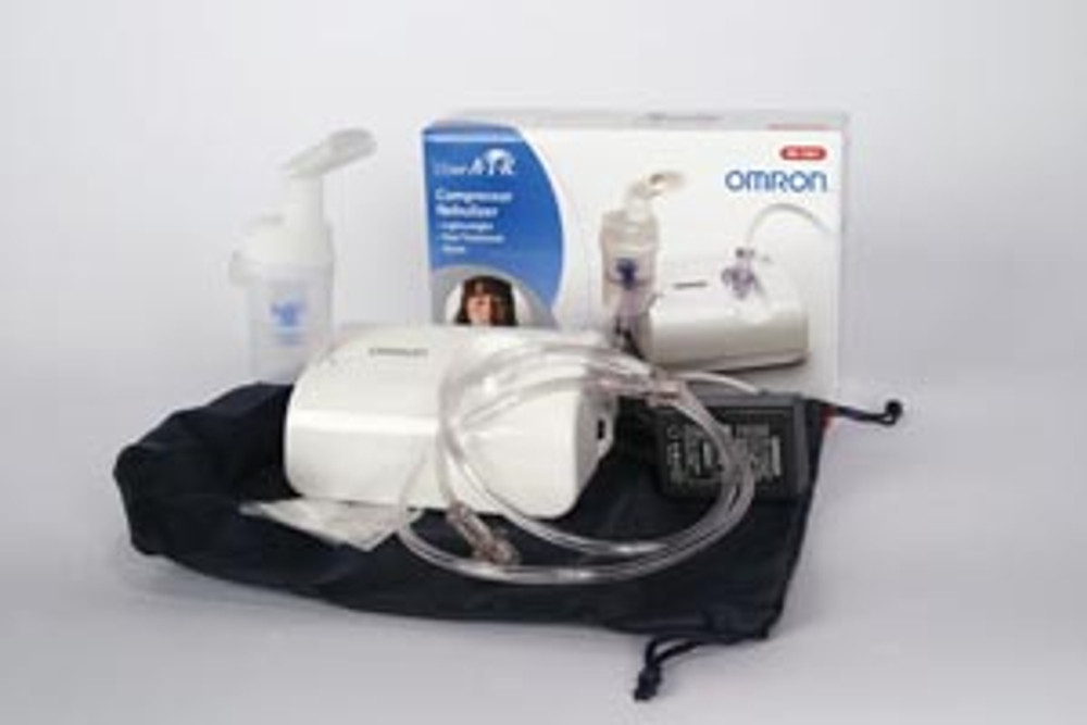 Omron Healthcare, Inc.  NE-C801 Virtual Valve Technology (VVT) Nebulizer Kit, Mouthpiece, Tubing, AC Adapter, Carry Bag & Filters (US Only)