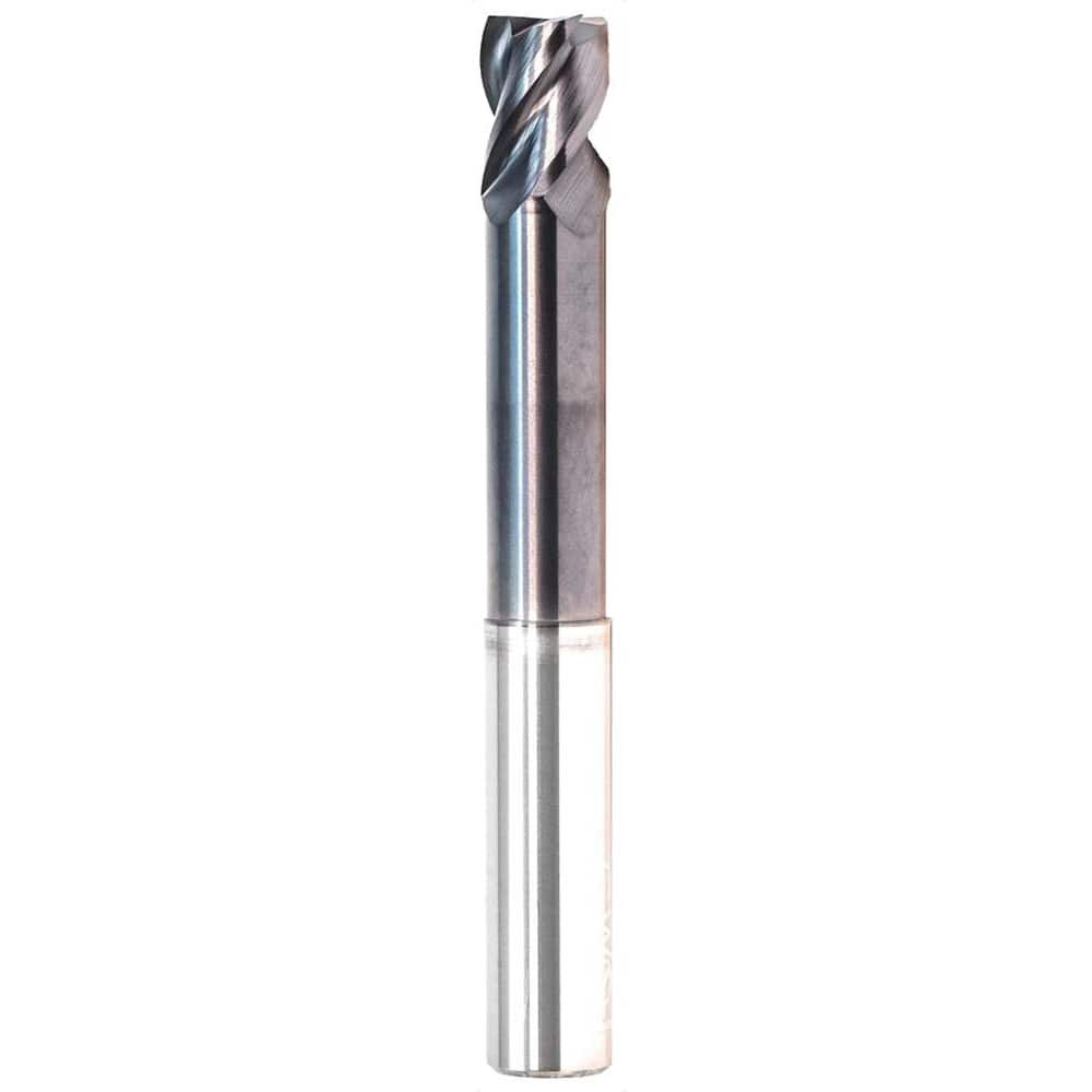 GWS 311049 Corner Radius End Mill: 3/4" Dia, 1" LOC, 0.06" Radius, 4 Flutes, Solid Carbide