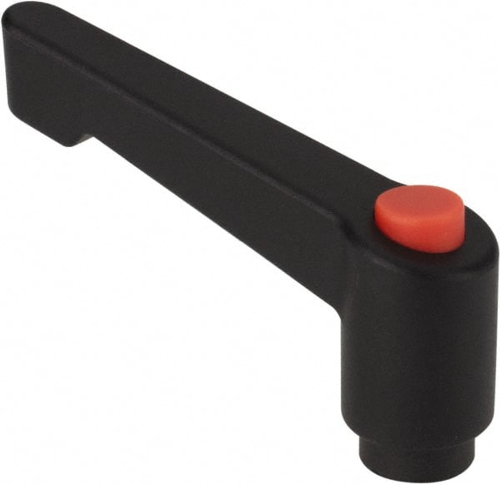 Morton Machine Works AH-801 A-Tapped Adjustable Clamping Handle: #10-24 Thread, 0.47" Hub Dia, Fiberglass Reinforced Polyamide