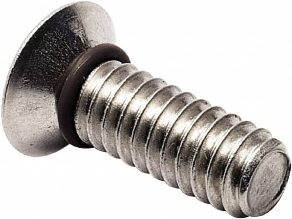 ZaGO 10-32X7/8 PFBSS #10-32, 7/8" Length Under Head, Flat Head, #2 Phillips Self Sealing Machine Screw