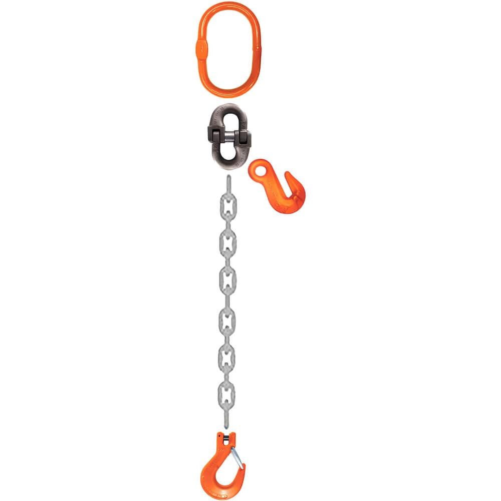 Stren-Flex CM2410G10SOSA Chain Sling: 10' Long, 35,300 lb Vertical, Steel