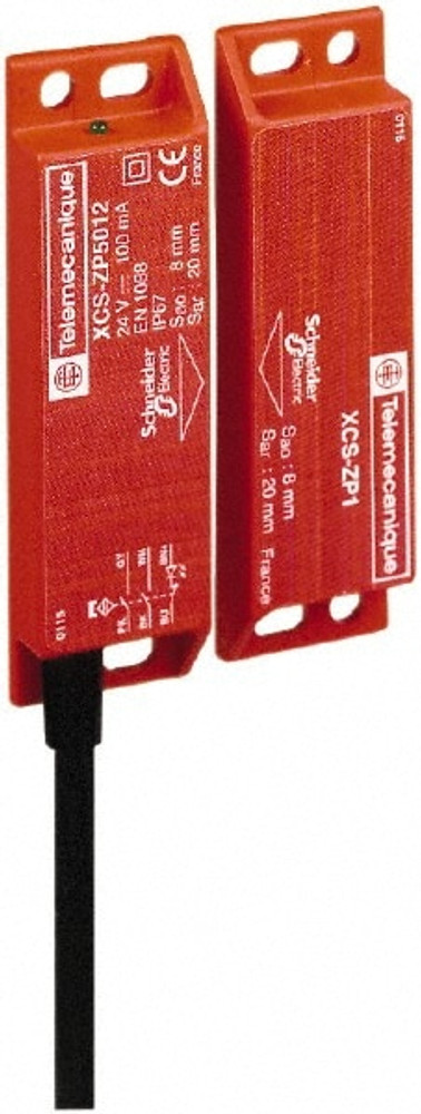 Telemecanique Sensors XCSDMP5902 NO/NC Configuration, 24 VDC, 100 Amp, Plastic Noncontact Safety Limit Switch