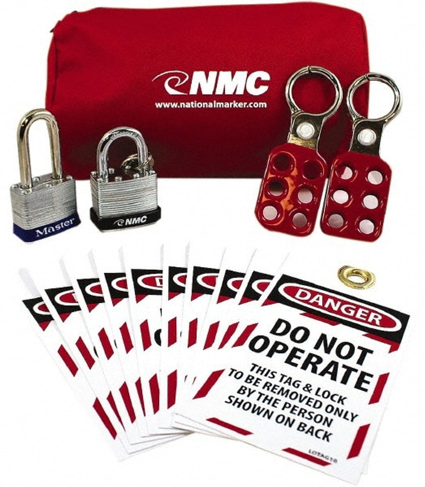 AccuformNMC BLOK8 5 Piece Lockout Tagout Kit