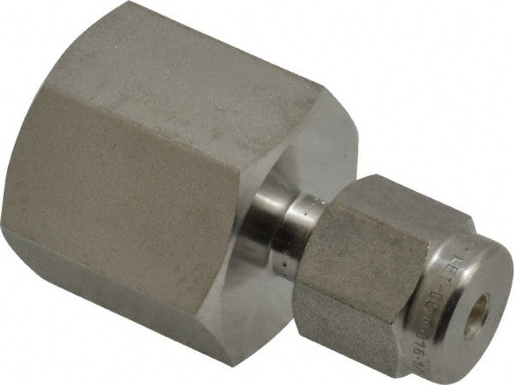 Ham-Let 3001785 Compression Tube Connector: 1/4" Thread, Compression x FNPT