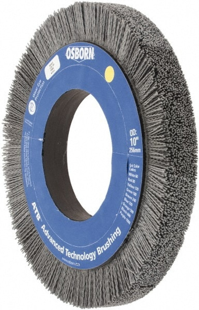 Osborn 0004053100 Wheel Brush: 10" Wheel Dia, Crimped