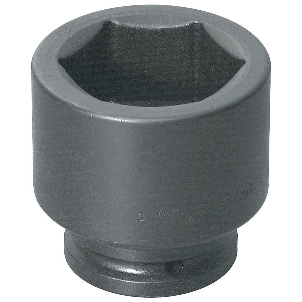 Williams JHW8-6152 Impact Sockets; Drive Size: 1-1/2in (Inch); Style: Square ; Socket Size (Decimal Inch): 4.75 ; Drive Style: Square ; Overall Length (mm): 155.5mm ; Material: Steel