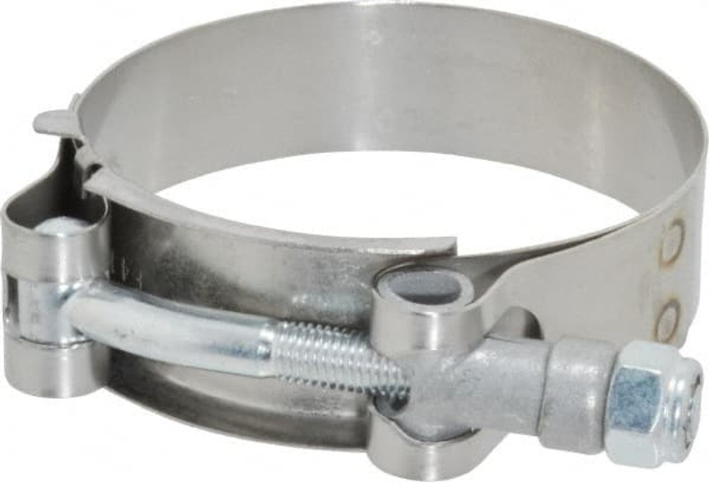 Campbell Fittings 30050-0256-051 T-Bolt Band Clamp: 2.33 to 2.62" Hose, 3/4" Wide, Stainless Steel