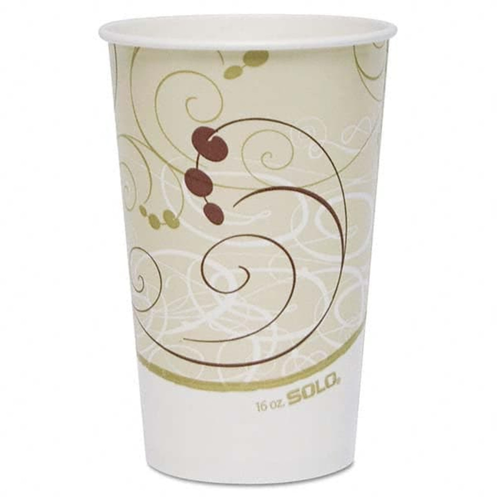 DART SCCRP16PSYM Double Sided Poly Paper Cold Cups, 16 oz, Symphony Design, 50/Bag, 20 Bags to a Case