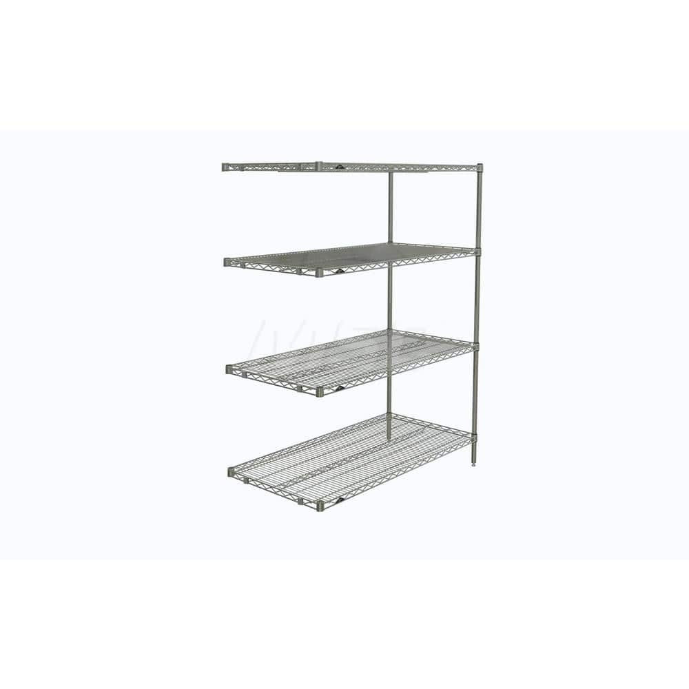 Metro AN556C Add-On Unit Wire Shelving: 4 Shelves