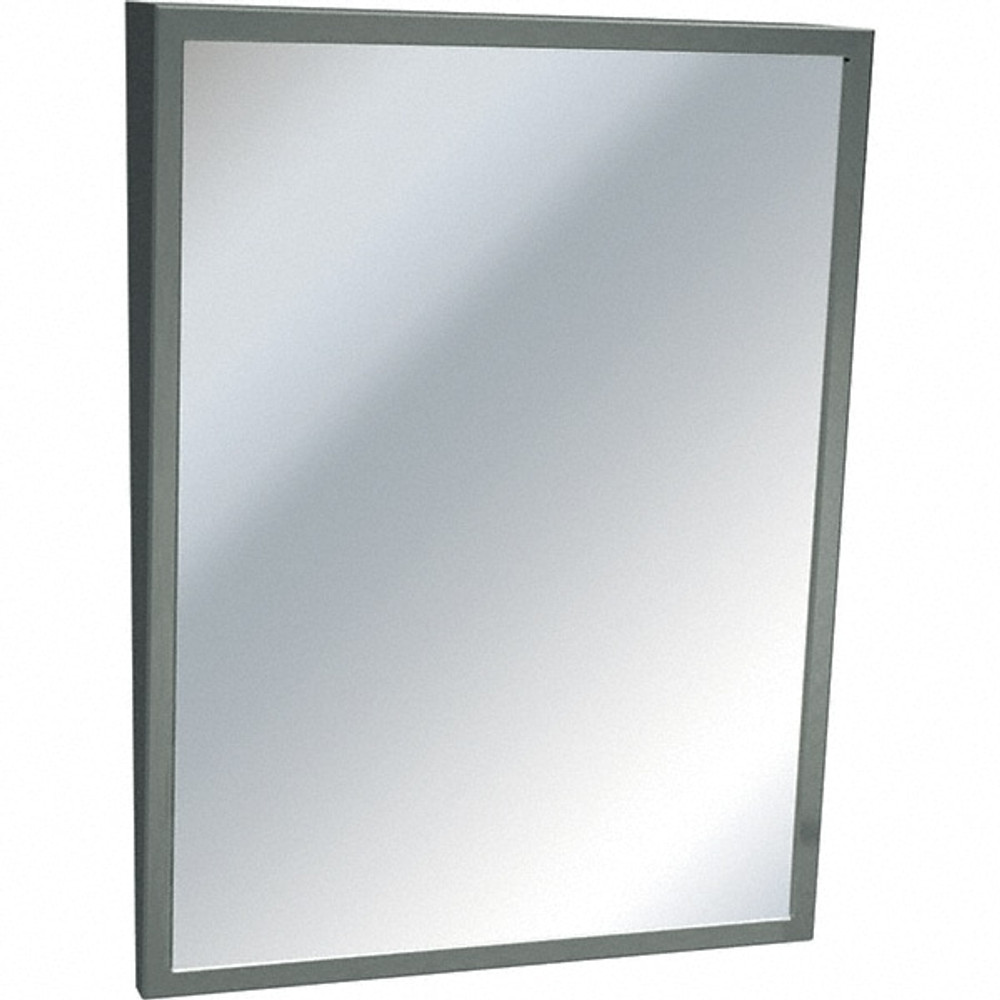 ASI-American Specialties, Inc. 0535-1836 Washroom Mirrors; Mirror Material: Glass ; Mirror Height: 36in ; Mirror Width: 18in ; Theft Resistant: Yes ; Shelf Included: No