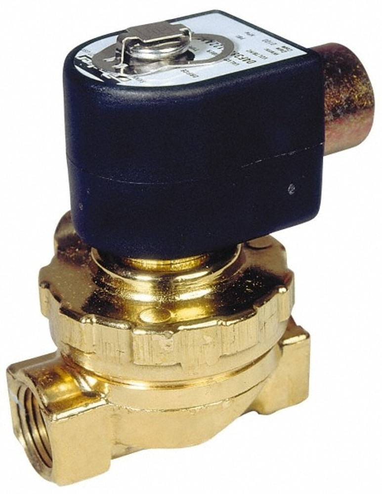 Parker 06FS5C2332ACF Solenoid Valve: 2-Way, 3/8" Port, NPT