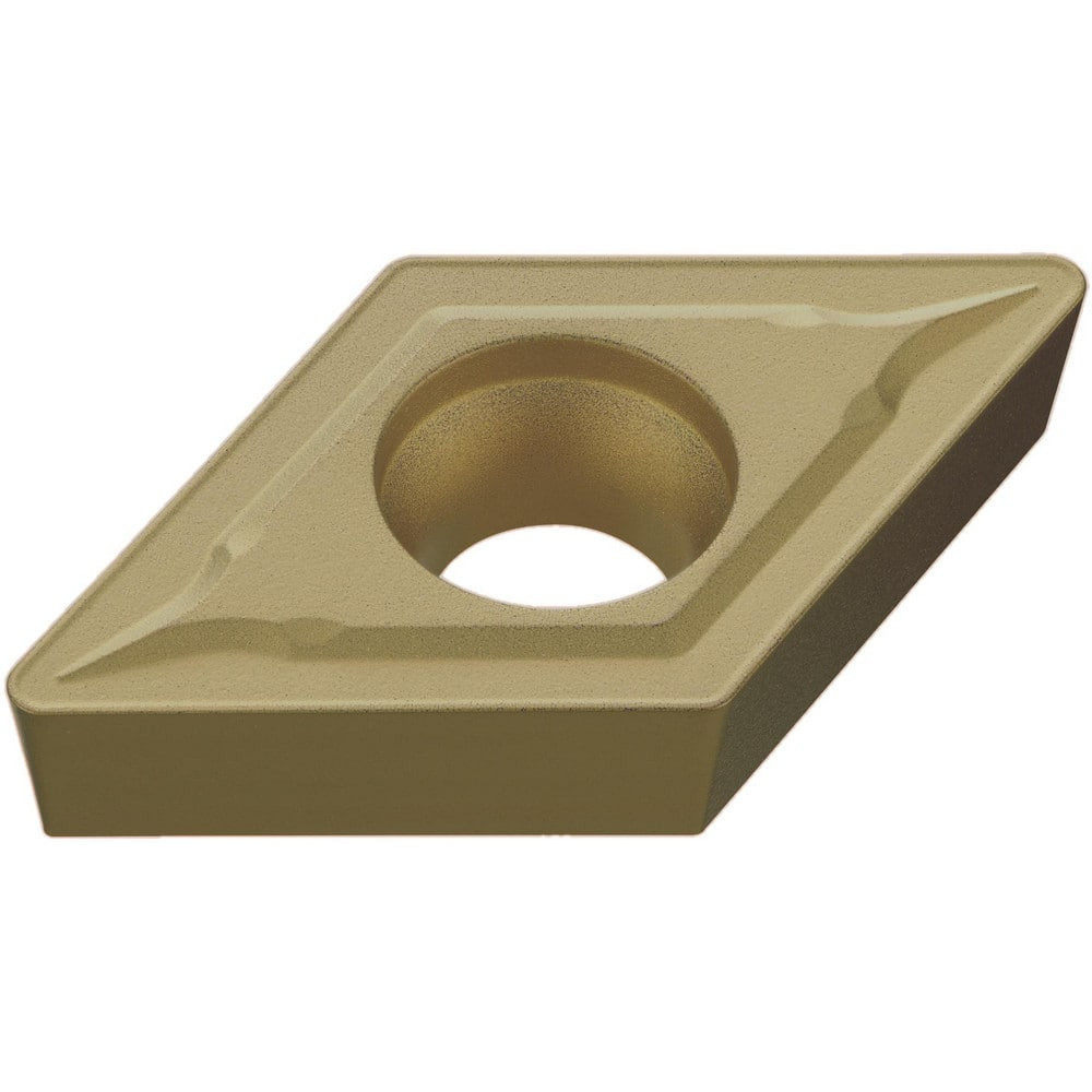 Mitsubishi 23023161 Turning Inserts; Insert Style: DCMT ; Insert Size Code: 3 ; Insert Shape: Rhombic 550 ; Included Angle: 55.00 ; Inscribed Circle (Decimal Inch): 0.3750 ; Corner Radius (Decimal Inch): 0.0312