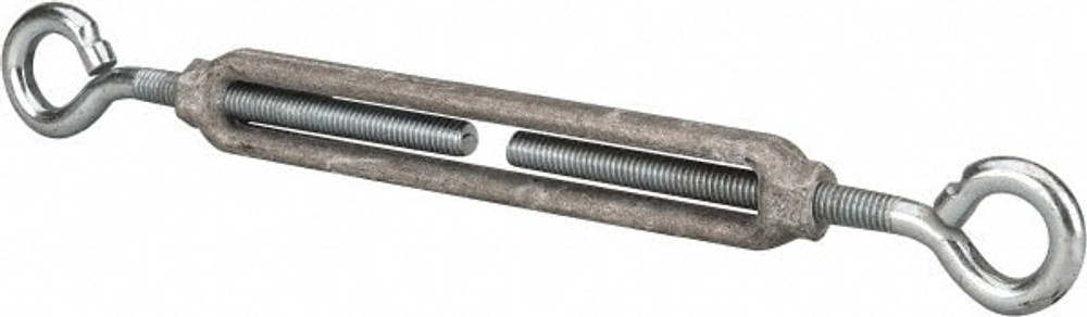 MSC 05123-1 144 Lb Load Limit, 3/8" Thread Diam, 2-7/8" Take Up, Aluminum Eye & Eye Turnbuckle