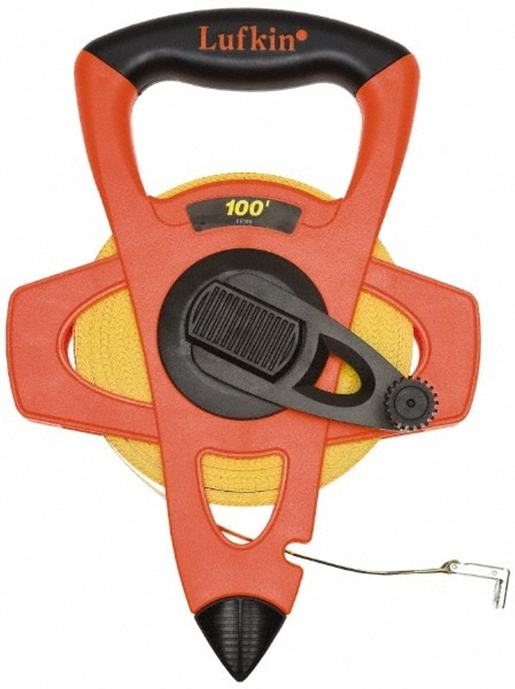 Lufkin FE100D 100' x 1/2" Yellow Blade Tape Measure