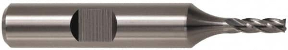 Cleveland C33298 Square End Mill: 1-1/2'' Dia, 2'' LOC, 1-1/4'' Shank Dia, 4-1/2'' OAL, 4 Flutes, High Speed Steel