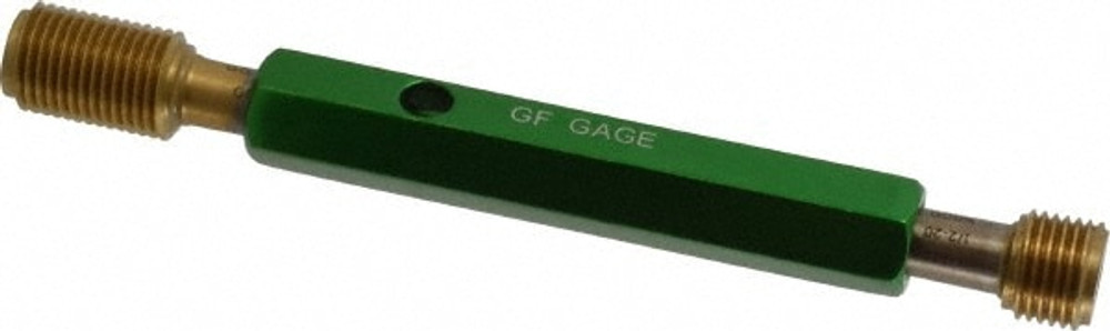 GF Gage W0500203BSTIN Plug Thread Gage: 1/2-20 Thread, 3B Class, Double End, Go & No Go