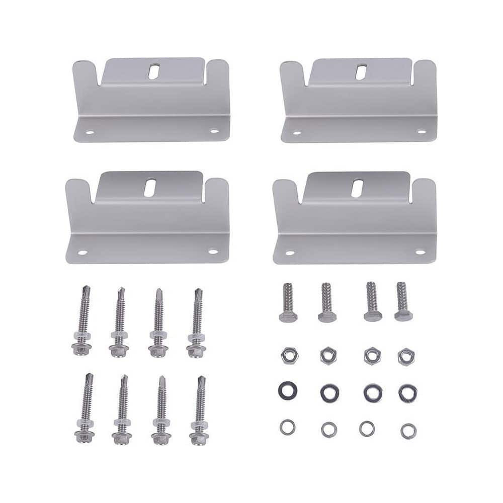 Aims Power PV-ALBRACKET Power Supply Accessories; Power Supply Accessory Type: Bracket ; For Use With: Solar Panel; Solar Bracket ; Amperage (mA): 0 ; Includes: Bracket Only