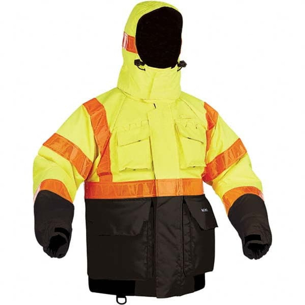 Kent 151800-410-050- Life Jackets & Vests; Type: Flotation Jacket ; Size: X-Large ; Material: Fleece/Solas ; Minimum Buoyancy (lbs): 15.5 (Pounds); USCG Rating: 3 ; UNSPSC Code: 46161604