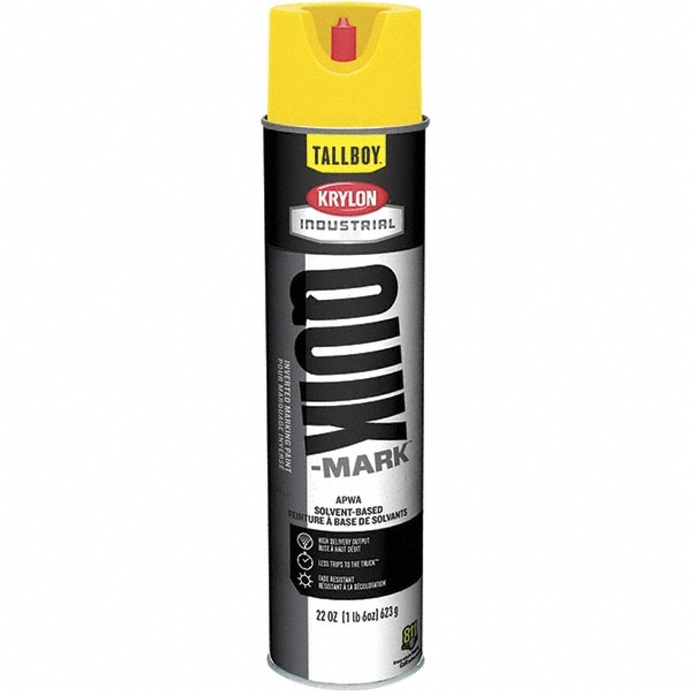 Krylon T03821007 22 fl oz Yellow Marking Paint