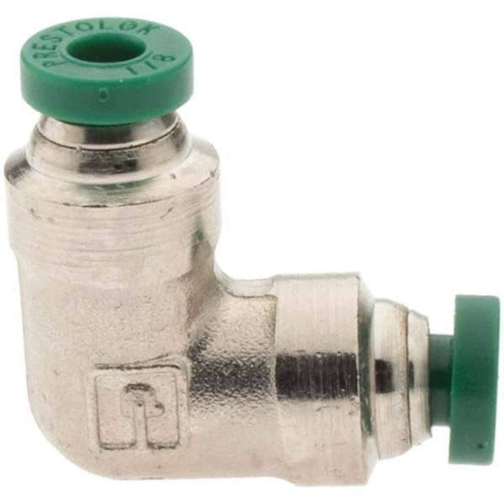 Parker 12530 Push-To-Connect Tube to Tube Tube Fitting: Union Elbow, 1/8" OD