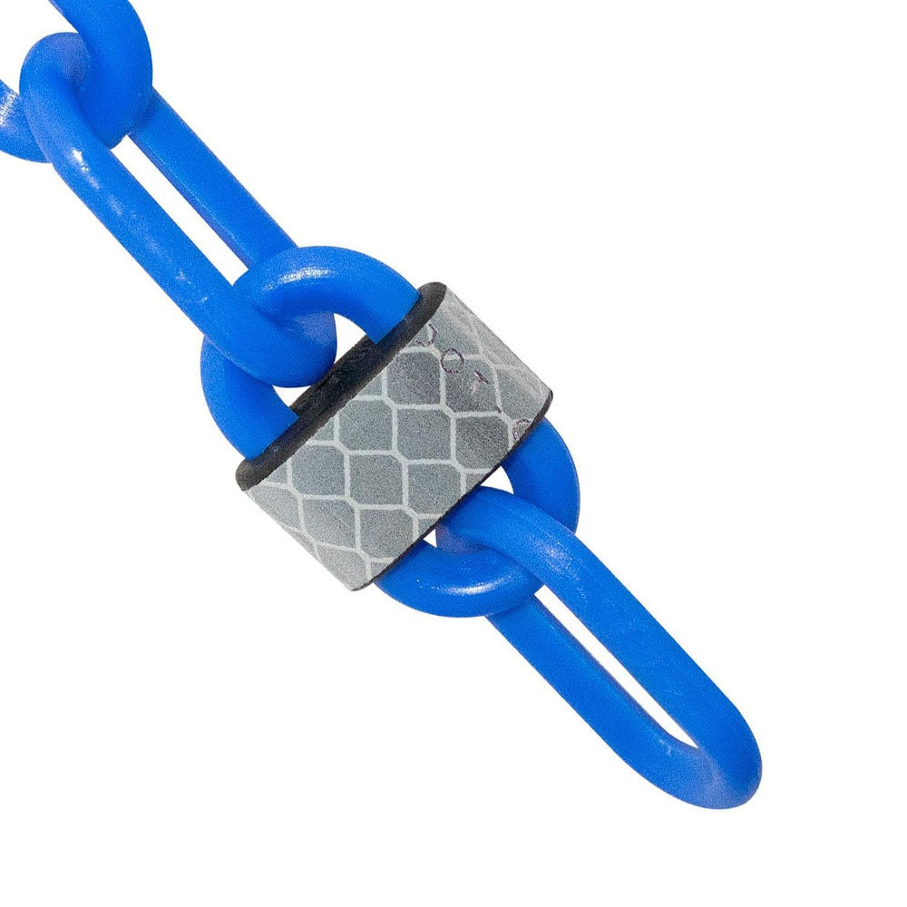 Mr. Chain 52006-25 Safety Barrier Chain: Plastic, Blue, 25' Long, 2" Wide