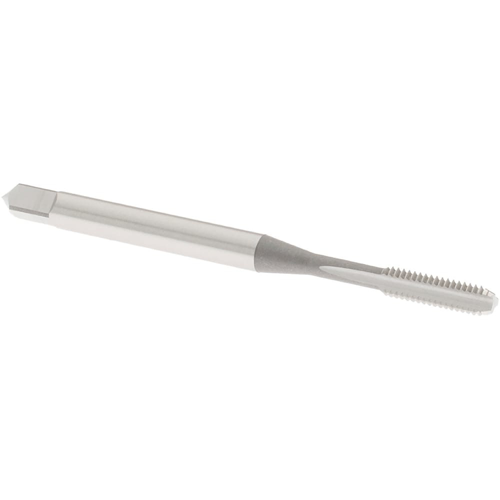 OSG 1012600 Straight Flute Tap: #4-48 UNF, 3 Flutes, Bottoming, 2B Class of Fit, High Speed Steel, Bright/Uncoated