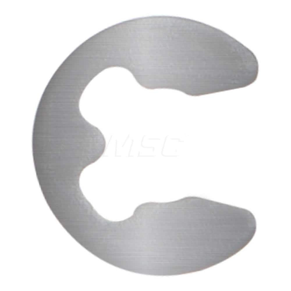 Rotor Clip E-75SS MPS External E Style Retaining Ring: 0.58" Groove Dia, 3/4" Shaft Dia, 15-7 Stainless Steel