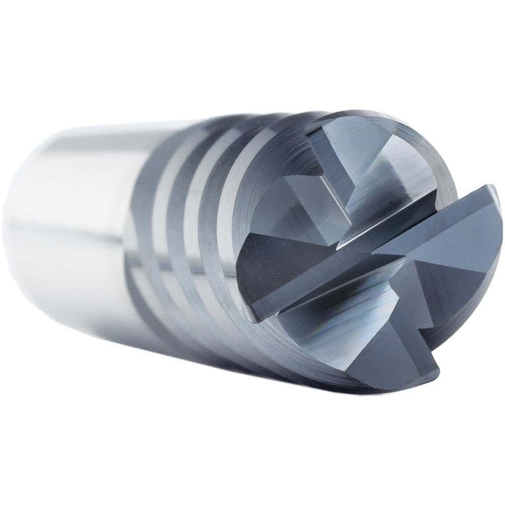 Supermill SM4F250LR Corner Radius End Mill: 1/4" Dia, 1-1/8" LOC, 0.015" Radius, 4 Flutes, Solid Carbide