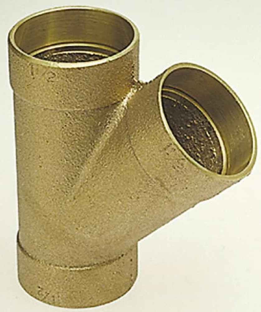 NIBCO E090050 Drain, Waste & Vent Pipe Fitting: 1-1/2" Fitting, C x C x C, Cast Copper