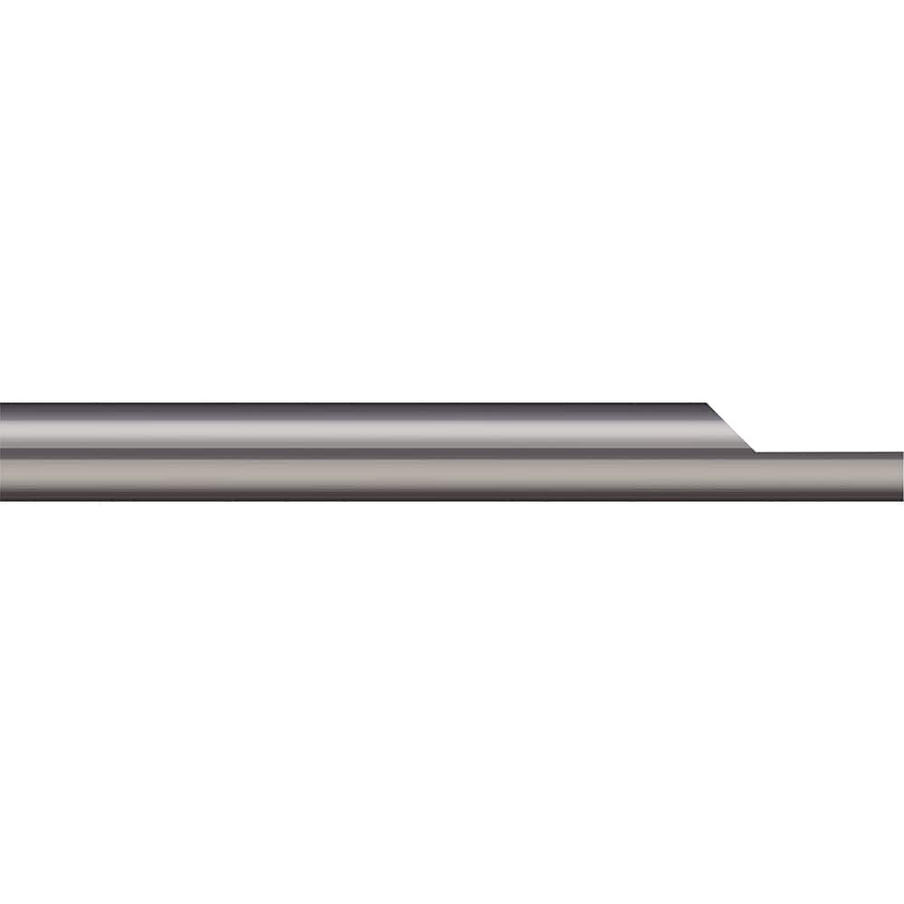 Micro 100 RSM-040-1 Tool Bit Blank: 4 mm Wide, 50 mm OAL, Solid Carbide, Split End