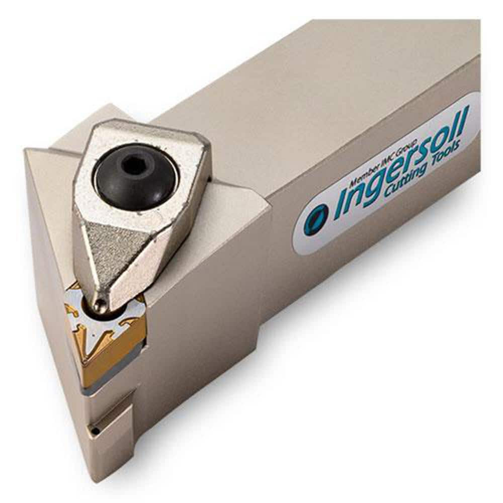 Ingersoll Cutting Tools 6338061 Indexable Turning Toolholders; Toolholder Style: TDJNL ; Lead Angle: 93.0 ; Insert Holding Method: Clamp ; Shank Width (Inch): 3/4 ; Shank Height (Inch): 3/4 ; Overall Length (Decimal Inch): 4.5000